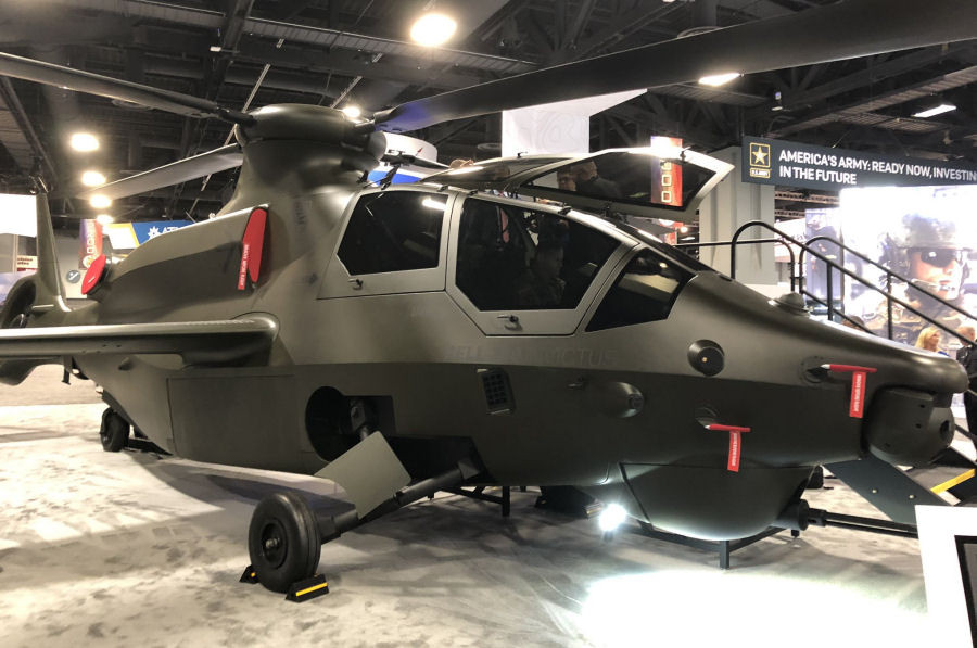 Loại trực thăng tàng hình vừa được Mỹ giới thiệu mang tên Bell 360 Invictus. Đây là một trực thăng trinh sát - tấn công do hãng Bell nghiên cứu, chế tạo. Nguồn ảnh: Defenceblog.
