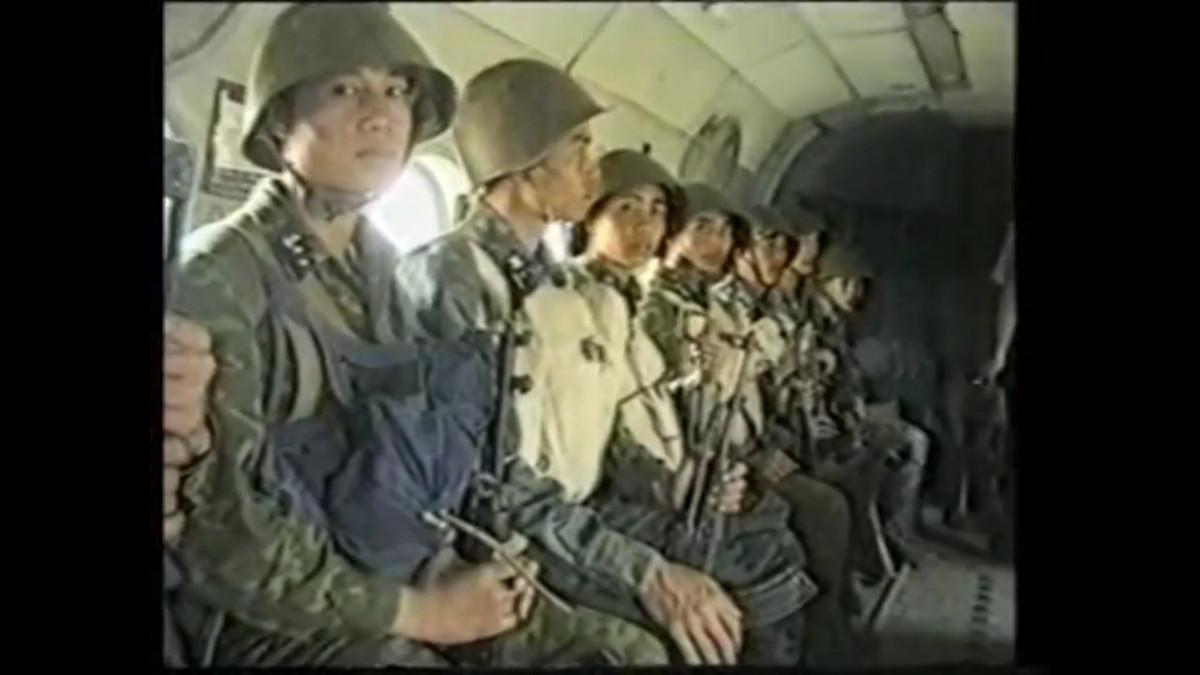 Quân phục rằn ri của binh lính Hải quân đánh bộ có phần hiện đại, tiên tiến, đi trước nhiều quốc gia trên thế giới. Nguồn ảnh: QĐND.