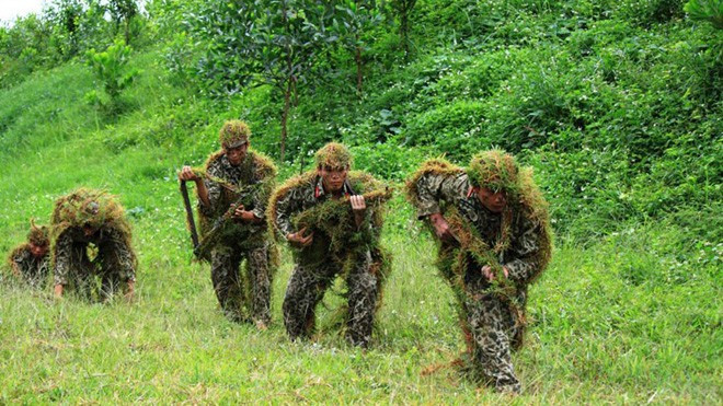 Tuyệt kỹ nguy hiểm bậc nhất của Đặc công Việt Nam chính là khả năng ngụy trang và đột nhập. Nguồn ảnh: TL.