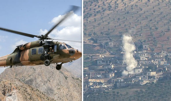 Ngoài ra còn có báo cáo cho biết một cuộc tập kích trên không cũng diễn ra ở khu vực phía Tây thị trấn, tuy nhiên thông tin trên chưa được xác nhận một cách chính thức.