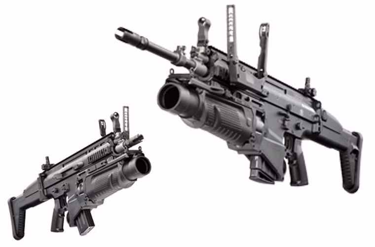 Khóa nòng và các bộ phận quan trọng được làm bằng thép đặc biệt, phần thân trên của súng được làm bằng nhôm ép, phần dưới làm bằng vật liệu polyme