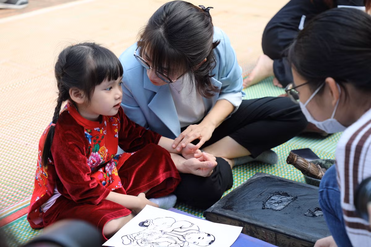 Trai nghiem Tet Viet vung Kinh Bac tai Bao tang Dan toc hoc Viet Nam-Hinh-3