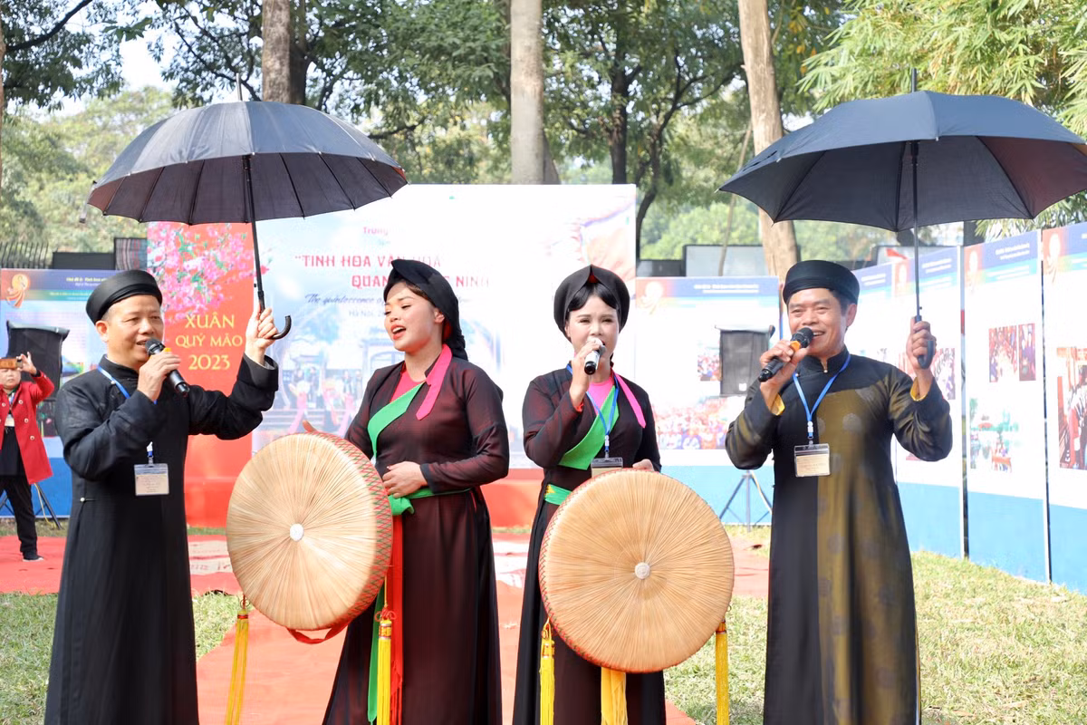 Trai nghiem Tet Viet vung Kinh Bac tai Bao tang Dan toc hoc Viet Nam