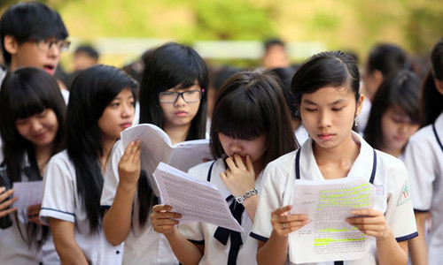 Chinh thuc cong bo de thi minh hoa ky thi THPT quoc gia