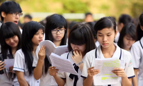 Chinh thuc cong bo de thi minh hoa ky thi THPT quoc gia