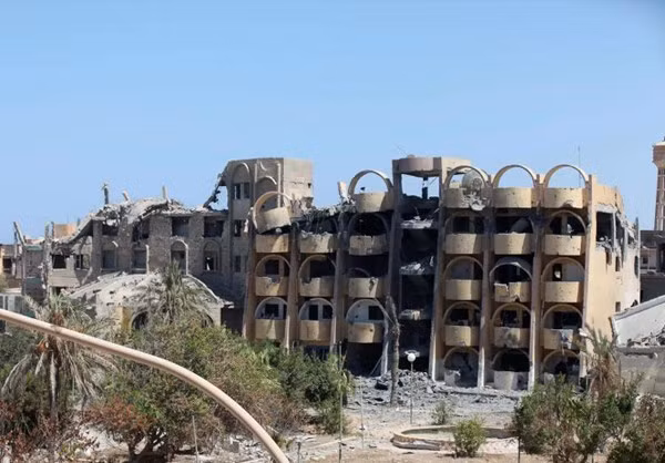 Không một ngôi nhà nào ở Sirte mà còn nguyên vẹn.