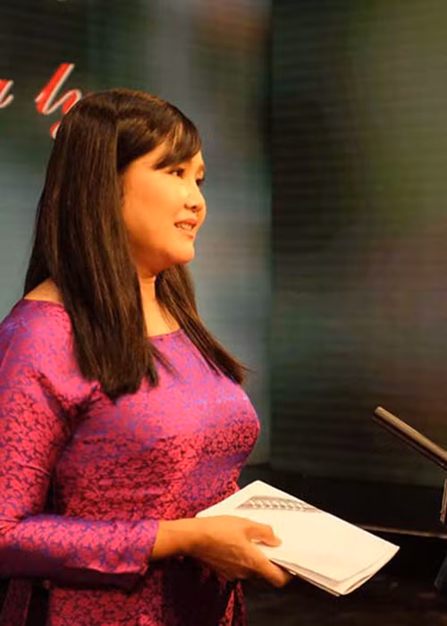 Thu Uyên có gia đình là điểm tựa bình yên để sống hết mình với những đam mê. Ảnh: PLO