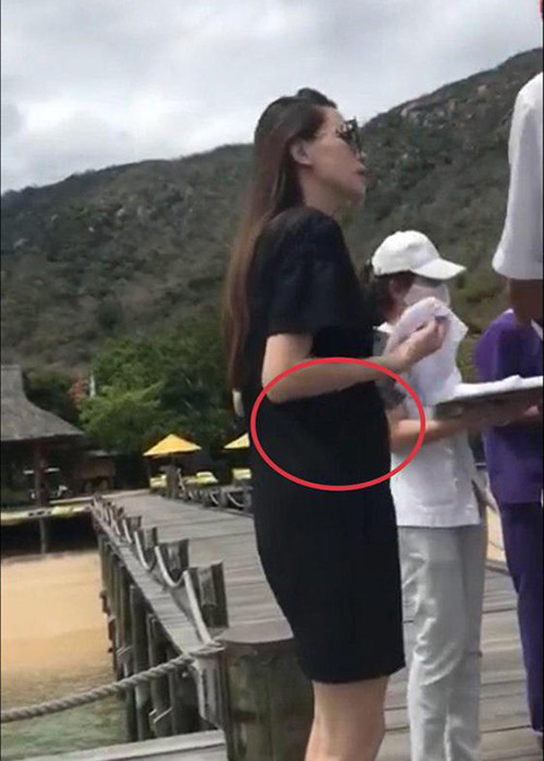 Nữ hoàng giải trí được cho là đang mang bầu ở tháng thứ 5. Ảnh: Vietnamnet