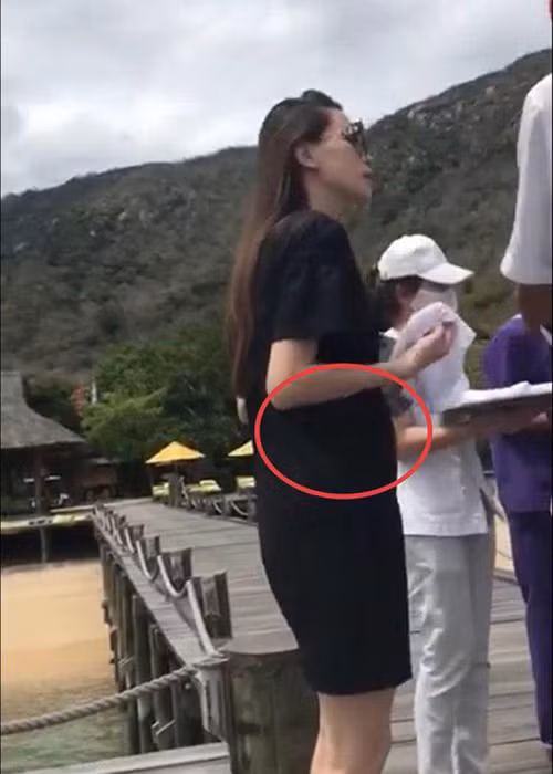 Nữ hoàng giải trí được cho là đang mang bầu ở tháng thứ 5. Ảnh: Vietnamnet