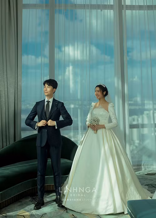 Chân dài chưa chính thức lên tiếng về việc bầu bí. Ảnh: Ngôi sao