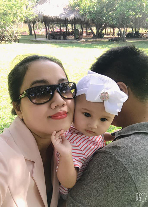 Mỹ Xuân cho biết, cuộc sống của cô chỉ đơn giản là ngày ngày bên con, bên chồng.