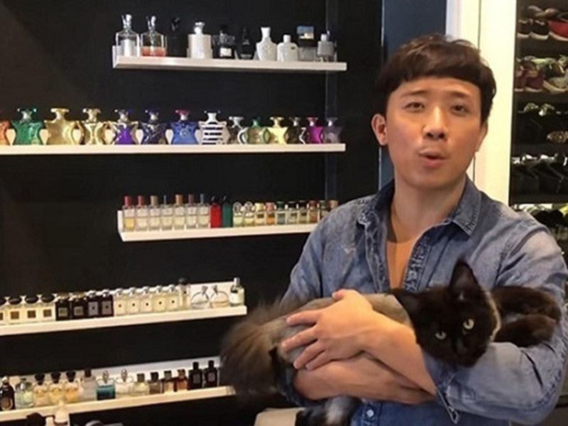 Trấn Thành "nghiện" nước hoa đến mức từng bỏ ra 40 triệu đồng hay 75 triệu đồng chỉ để sở hữu một chai nước hoa.