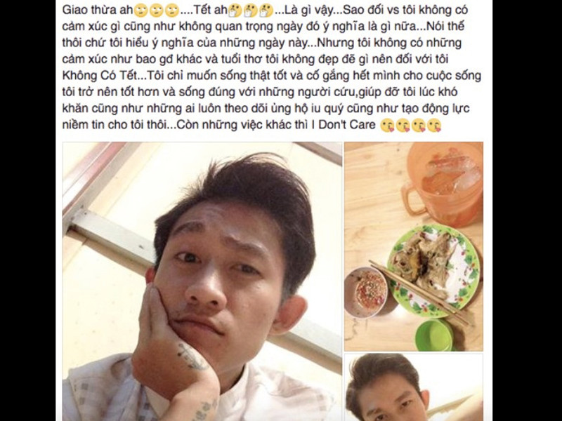 “Tôi từng trải qua quãng thời gian không có đủ tiền để ăn mì gói. Tôi phải nhịn đói, cũng không có việc làm. Đôi khi, tôi đã nghĩ đến việc tự tử”, anh tiết lộ.