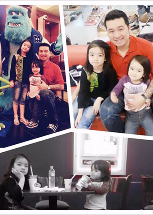 Theo Zing năm 2015, Quốc Thắng có tổ ấm hạnh phúc bên vợ và hai cô con gái. Hiện tại, gần như không có thông tin về đời tư của nam diễn viên. Ảnh: Người đưa tin