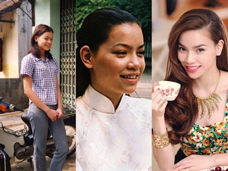 Trong phim "Hoa cỏ may", Hồ Ngọc Hà đóng vai Hương, cô gái có mái tóc vàng, cá tính mạnh mẽ. Sau thành công vang dội của "Hoa cỏ may", Hà Hồ vào Sài Gòn theo đuổi sự nghiệp người mẫu và bước chân vào lĩnh vực ca hát. Đến nay, cô được xem là một trong những chân dài đi hát thành công. Ảnh: VOV