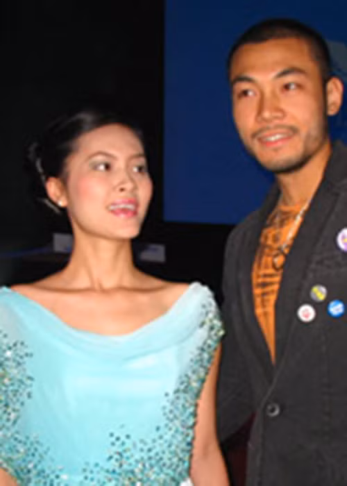 Doãn Tuấn từng vướng nghi vấn tình cảm với diễn viên Hải Yến khi nói mơ ước có một người phụ nữ hoàn hảo như Hải Yến bên cạnh. Tuy nhiên, sau đó, anh lại khẳng định cả hai chỉ là bạn bè. Ảnh: Infonet