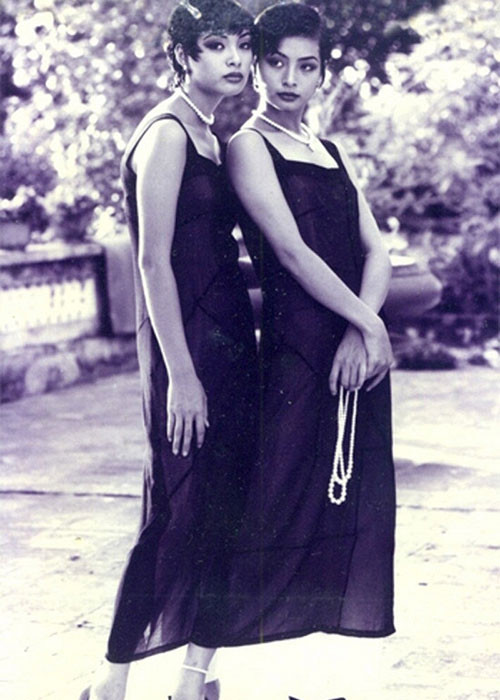 Với gương mặt ấn tượng, phong cách lạnh lùng, lại sinh đôi, Thúy Hằng - Thúy Hạnh trở thành tâm điểm trên các sàn diễn.