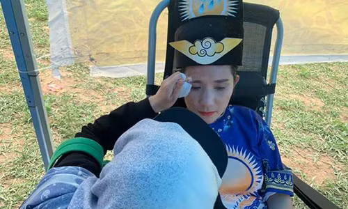 Suc khoe cua Cat Tuong ra sao sau tai nan do mau khi ghi hinh?-Hinh-3