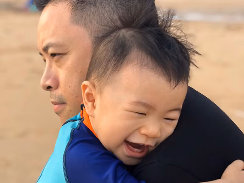 Đinh Ngọc Diệp kể, hành trình nuôi dạy con trai đầu lòng luôn có ông xã đồng hành.