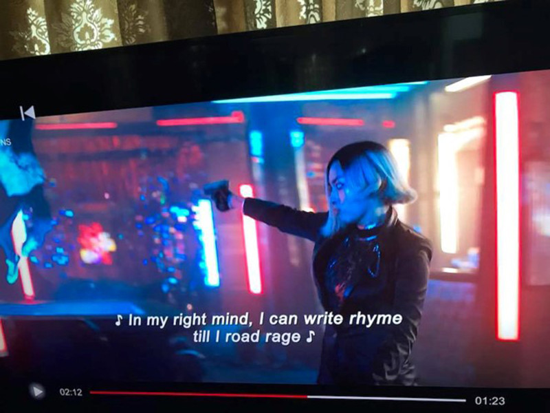 Một bộ phim Hollywood khác có sự tham gia của Ngô Thanh Vân là “Bright” năm 2017. Trong bộ phim này, đả nữ đóng vai một sát thủ. Để chuẩn bị kỹ lưỡng cho vai diễn của mình, Ngô Thanh Vân học bắn súng, tập võ và tập thể lực ở phòng gym. Ảnh: Thể thao văn hóa