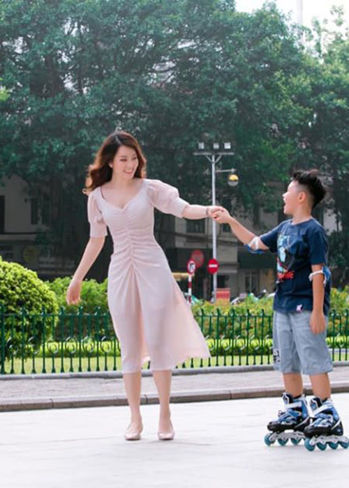 Thụy Vân và ông xã đã lên kế hoạch sinh thêm con khi con trai đầu lòng đã lớn.