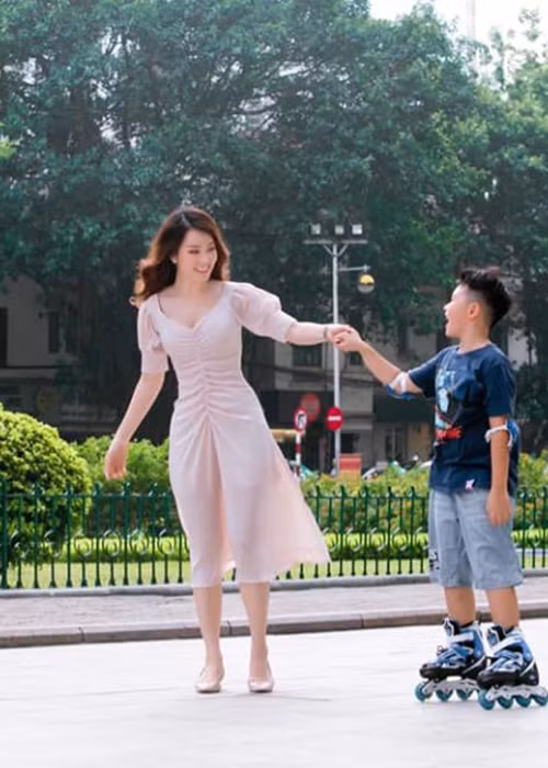 Thụy Vân và ông xã đã lên kế hoạch sinh thêm con khi con trai đầu lòng đã lớn.