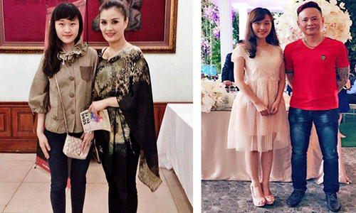 Tùng Dương và Hoa Thúy có một cô con gái chung tên Thiên Nga. Cả hai cuối cùng quyết định chia tay khi gắn bó được 7 năm vì nhiều lý do. Sau khi ly hôn, Hoa Thúy và Tùng Dương giữ mối quan hệ bạn bè. Ảnh: Tiền Phong