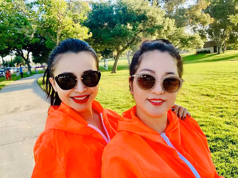 Thúy Nga định cư ở Mỹ nhiều năm nay. Hiện tại, cô khá thảnh thơi do dịch COVID-19.