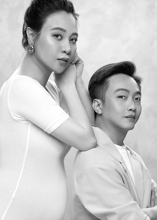 Đàm Thu Trang khoe bụng bầu bên Cường Đô la, xác nhận tin bầu bí.