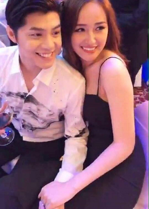 Cặp đôi tin đồn thậm chí từng âu yếm nhau trong đám cưới của Á hậu Tú Anh. Ảnh: Vietnamnet