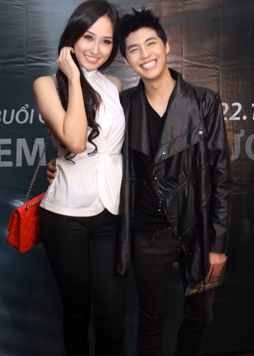 Năm 2018, Noo Phước Thịnh bất ngờ chia sẻ từng có thời gian hẹn hò Mai Phương Thúy. Về phần mình, Mai Phương Thúy không khẳng định và cũng không phủ định hẹn hò Noo Phước Thịnh. Ảnh: Ngôi sao