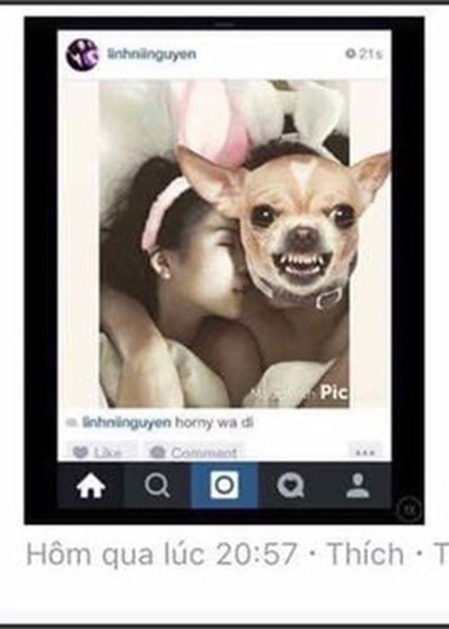 Năm 2017, Tường Linh bị nghi lộ ảnh nhạy cảm với bạn trai. Người đẹp khẳng định cô bị hại, không muốn lên tiếng ngay khi vướng ồn ào vì sợ bị nghi PR. Tường Linh nói thêm: “Việc lộ ảnh nóng của tôi dù có là sự thật thì bức ảnh đó cũng không quá kinh khủng như mọi người nghĩ. Người ta gọi đó là tai nạn”.