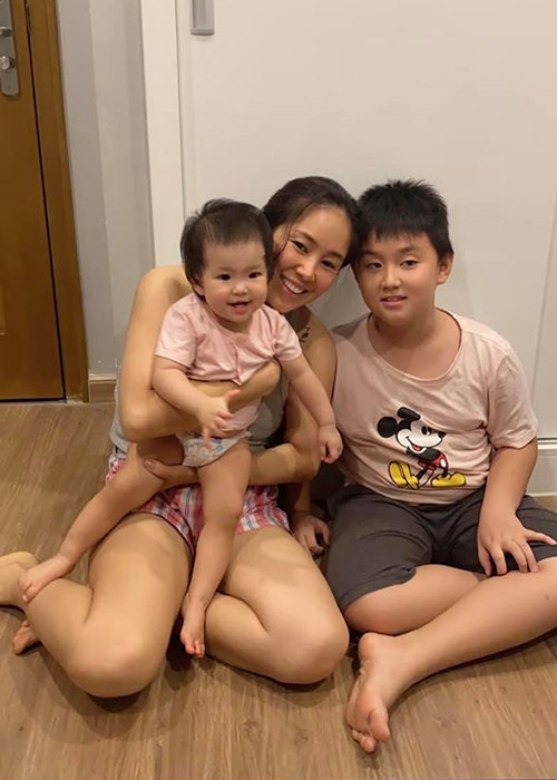 Đối với Lê Phương, chồng con cùng bố mẹ hai bên chính là tài sản vô giá của cô.