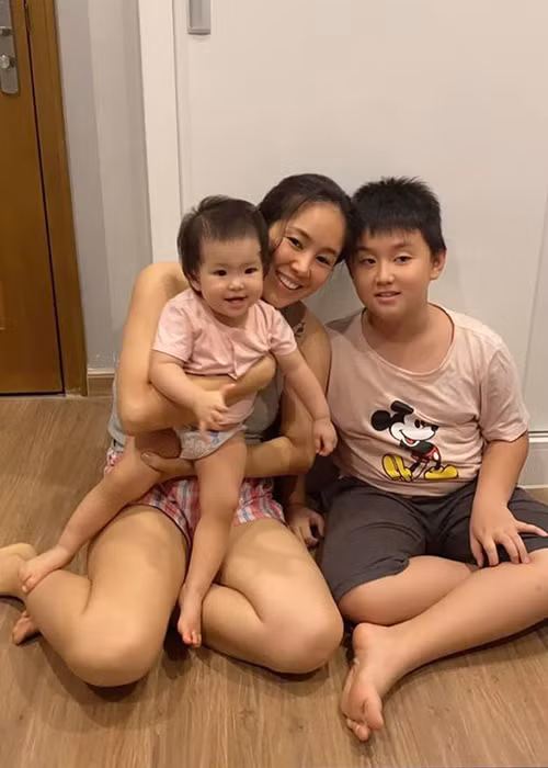 Đối với Lê Phương, chồng con cùng bố mẹ hai bên chính là tài sản vô giá của cô.