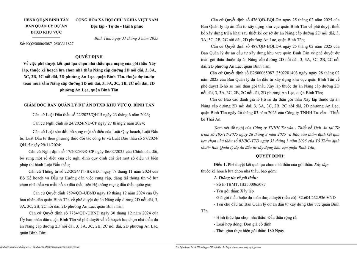 TP HCM: Công ty Mê Kông trúng gói thầu nâng cấp đường 2D nối dài TP HCM: Cong ty Me Kong trung goi thau nang cap duong 2D noi dai