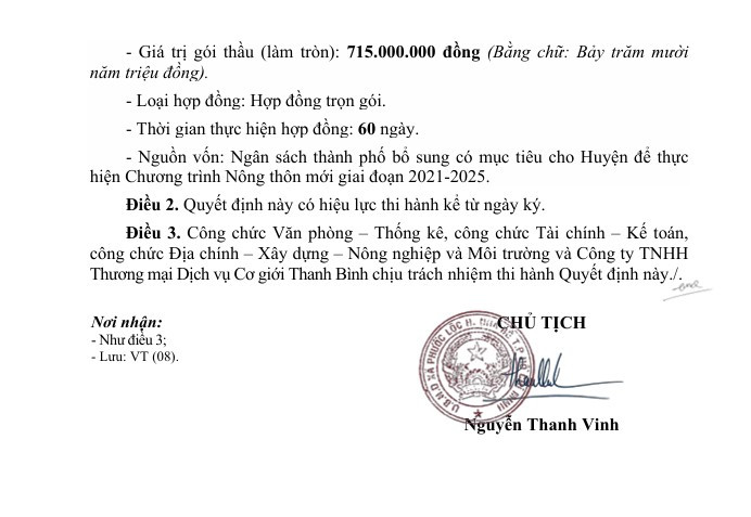 TP HCM: Duy nhất Cty cơ giới Thanh Bình dự gói thầu hơn 1,5 tỷ - Hình 4 TP HCM: Duy nhat Cty co gioi Thanh Binh du goi thau hon 1,5 ty-Hinh-4