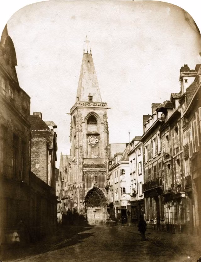 Nhà thờ Saint-Leu ở thành phố Amiens, 1854.