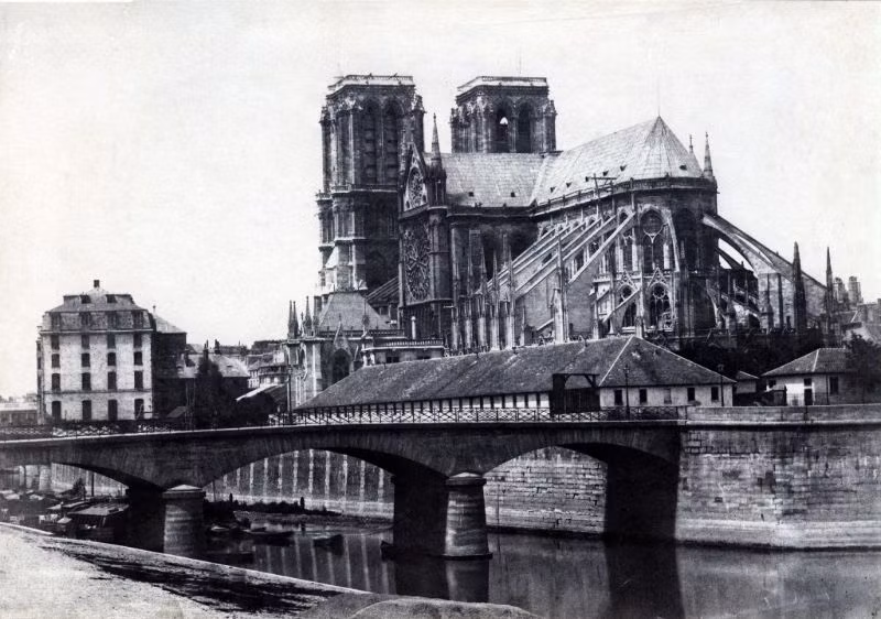 Nhà thờ Đức Bà Paris, 1853.