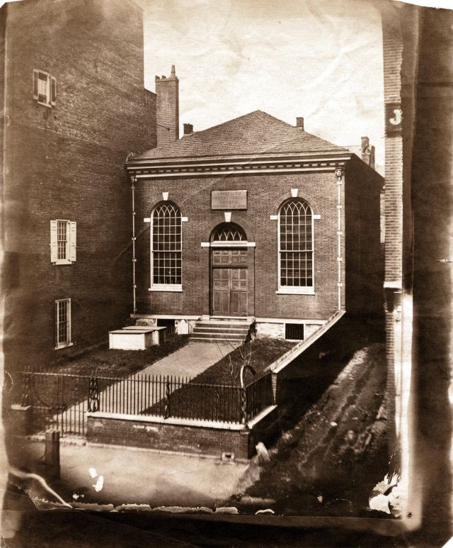 Nhà thờ của Giáo hội Cải cách ở Philadelphia, tháng 7/1854.