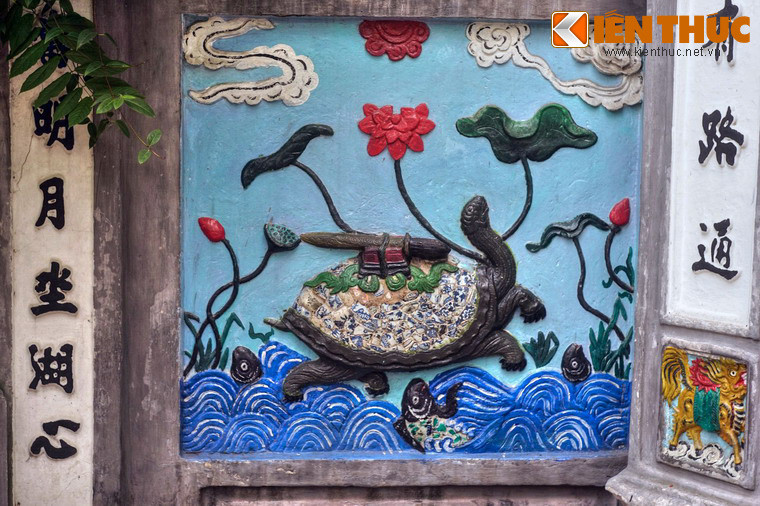 Cận cảnh bức Thần Quy Lạc Thư.