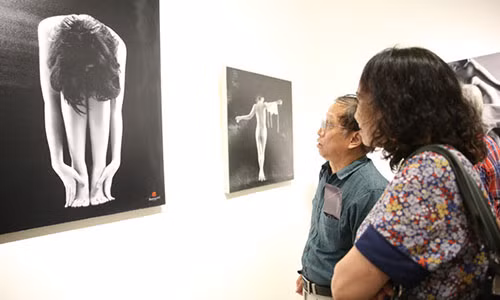 Triển lãm "Ảnh nude nghệ thuật". Ảnh: Danviet