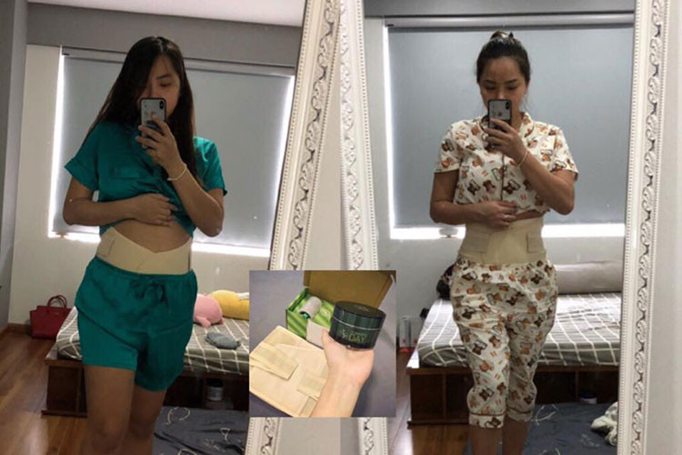 Hải Băng tích cực giảm cân sau khi sinh con trai thứ hai.