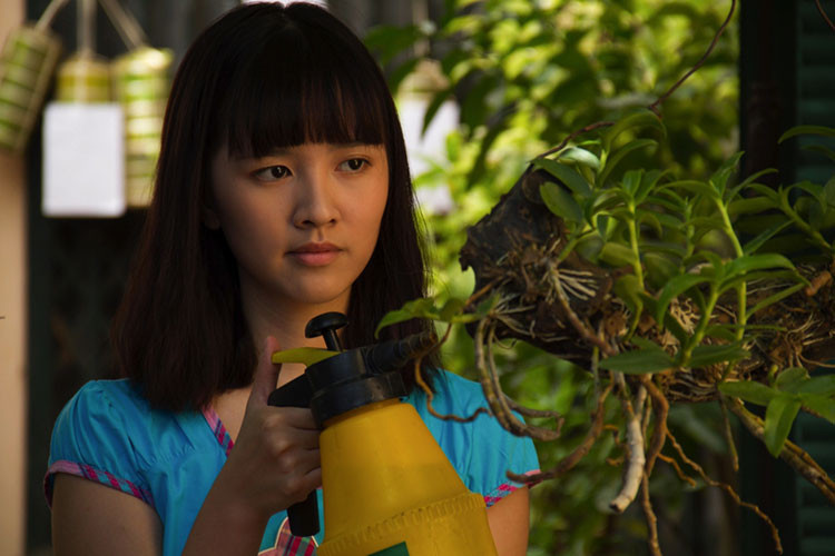 "Chiều ngang qua phố cũ" cũng là bộ phim Hà Anh tham gia diễn xuất. Ảnh: Nguoiduatin