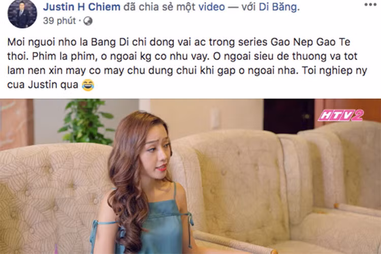 Băng Di nhận được sự chú ý khi đóng phim "Gạo nếp gạo tẻ". Vì diễn quá đạt vai cô tiểu thư cướp chồng người khác, nữ diễn viên bị dân mạng ném đá. Mới đây, bạn trai của Băng Di đã lên tiếng bênh vực cô.
