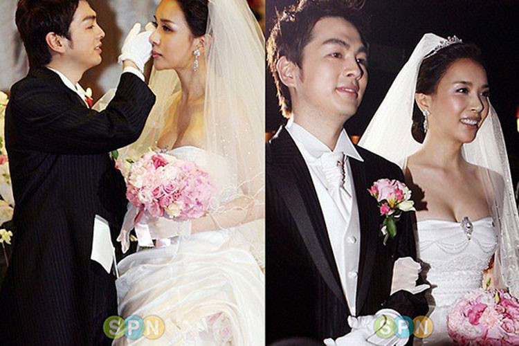 Giống mỹ nhân chuyển giới Lâm Khánh Chi, Harisu, nữ ca sĩ kiêm diễn viên xứ Hàn kết hôn với rapper kém cô 6 tuổi tên Micky Jung. Ảnh: Allkpop