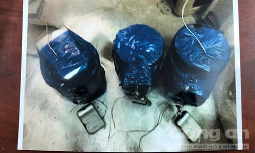 Trái nổ được các đối tượng sản xuất dể sử dụng đi khủng bố.