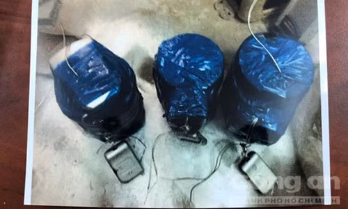 Trái nổ được các đối tượng sản xuất dể sử dụng đi khủng bố.