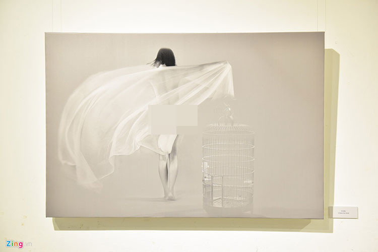 Triển lãm ảnh khỏa thân ở Hà Nội trưng bày các tác phẩm chụp người mẫu là nữ giới có vóc dáng đẹp. Tuy nhiên, trên thế giới, không hiếm người mẫu ngoại cỡ, ông già làm mẫu ảnh khỏa thân. Ảnh: Zing