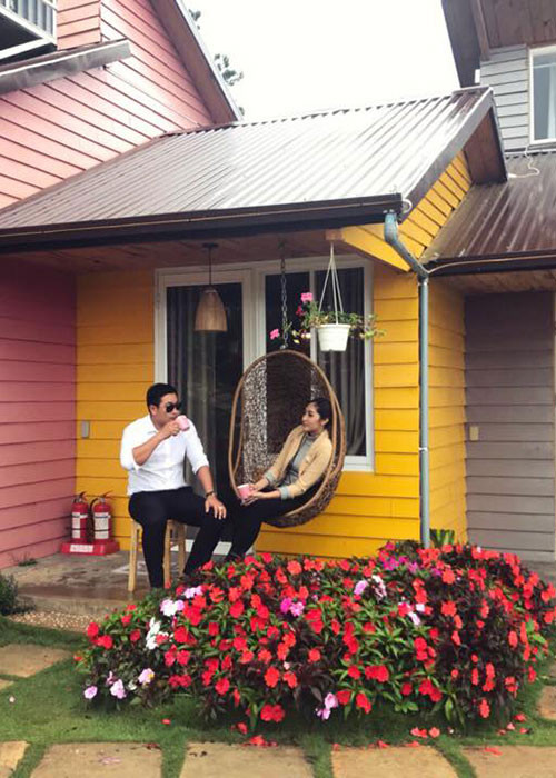 Đặng Thu Thảo hẹn hò chồng sắp cưới tại Đà Lạt.