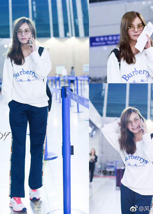 Ở tuổi 42, Triệu Vy có một sự nghiệp thành công cùng tổ ấm nhỏ hạnh phúc khiến nhiều người ngưỡng mộ. Ảnh: Weibo